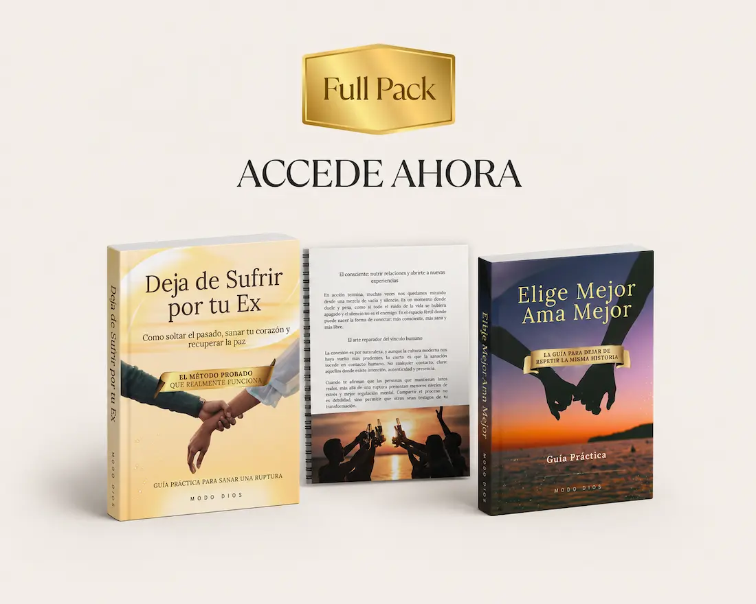 Mockup del Kit Relaciones Modo Dios